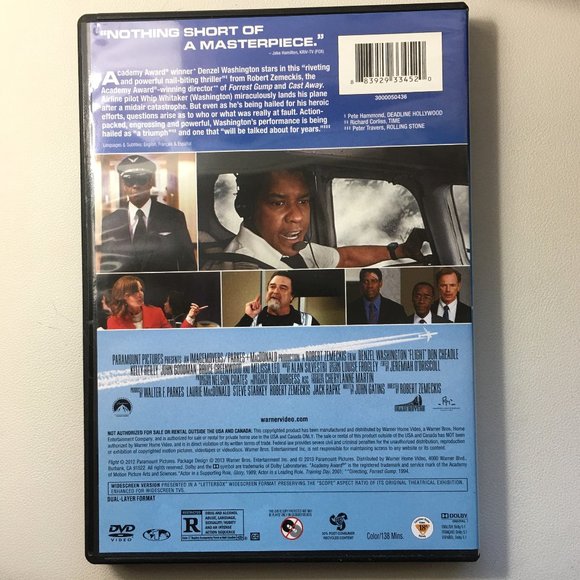 𝐃𝐞𝐧𝐳𝐞𝐥 𝐖𝐚𝐬𝐡𝐢𝐧𝐠𝐭𝐨𝐧 DVD Bundle 𝐌𝐀𝐍 𝐎𝐍 𝐅𝐈𝐑𝐄 & 𝐅𝐋𝐈𝐆𝐇𝐓 - Picture 9 of 10